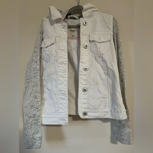 Abercrombie Kids White Jean Jacket  Size 13/14